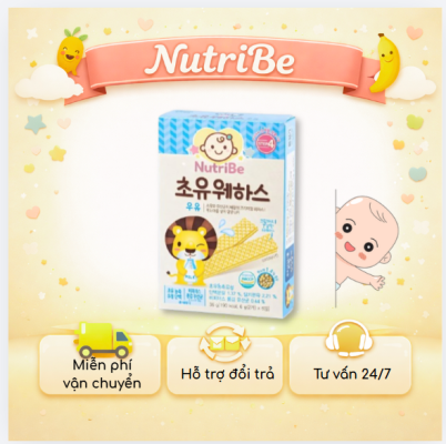 Bánh tan chảy NutriBe dành cho bé từ 6 tháng tuổi
